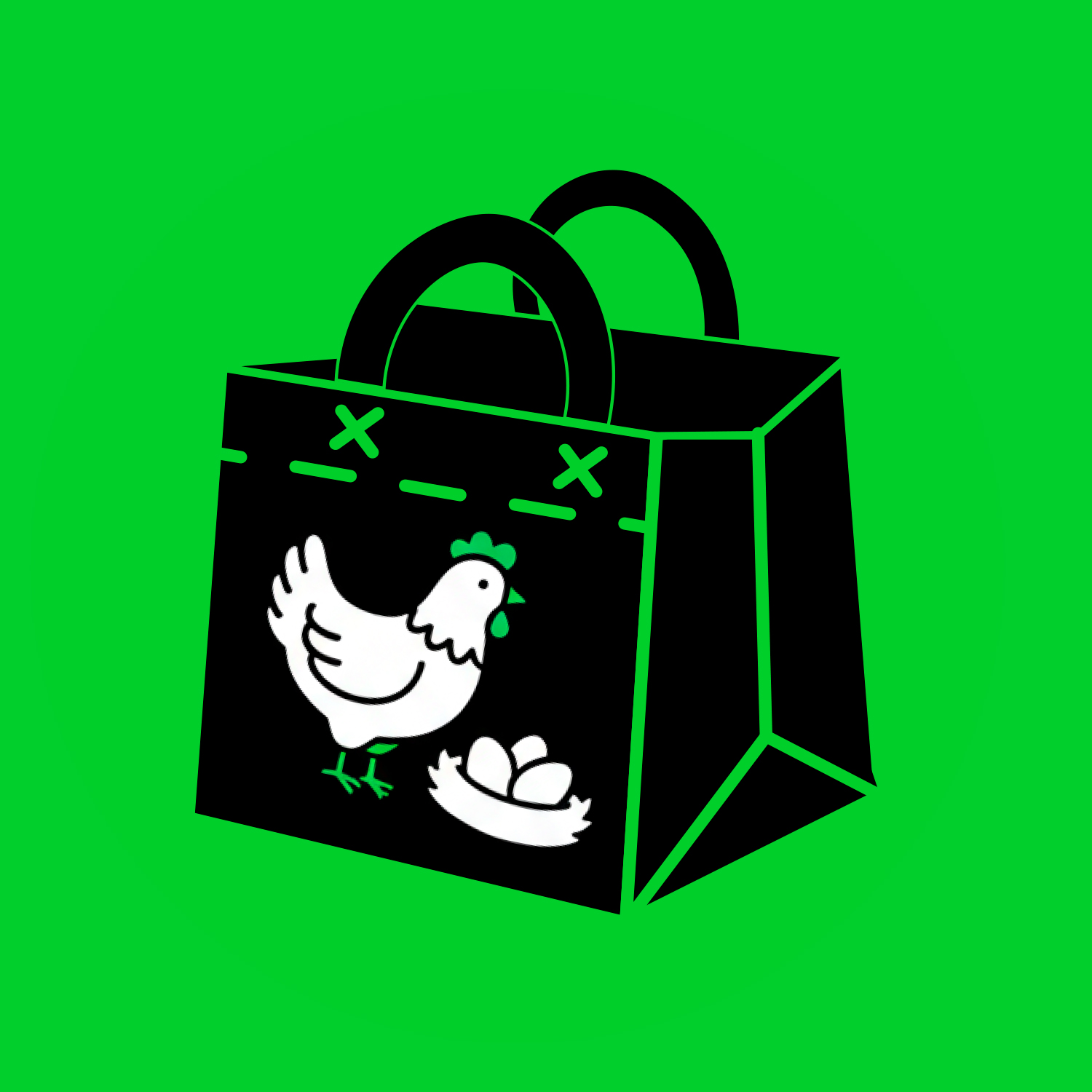 Icono Bolsas friselina para maples de huevo