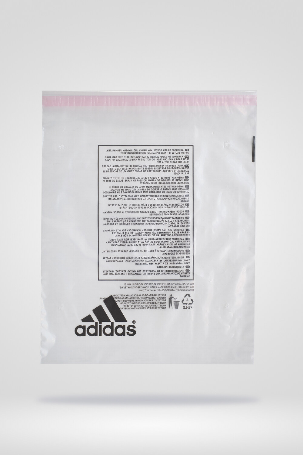 Polietileno BD solapa y adhesivo - variante 2